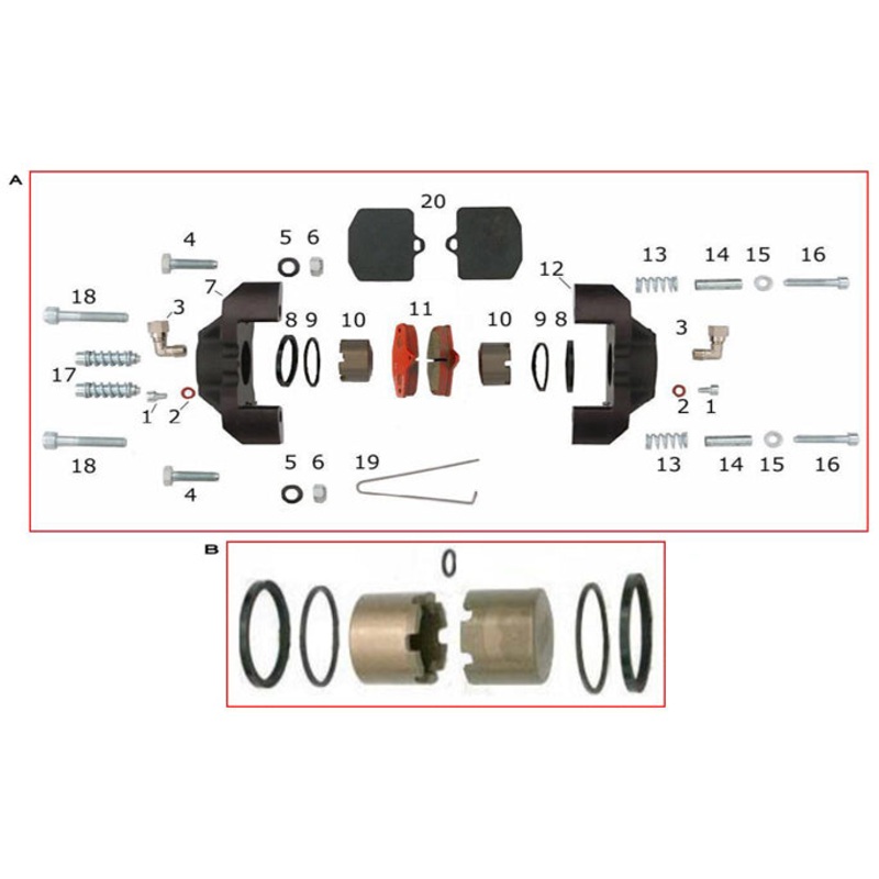 6. AFN.00286 CRG M8 Metal Locking Nut