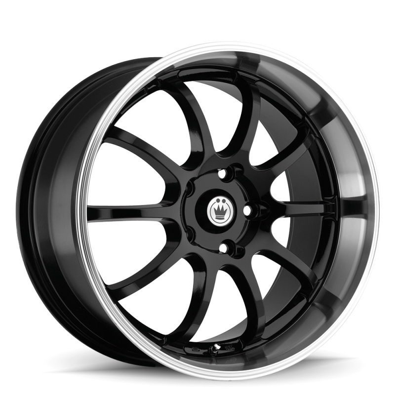 Konig Lightning 17×7 10×100/114.3 ET40 Black/Machine Lip