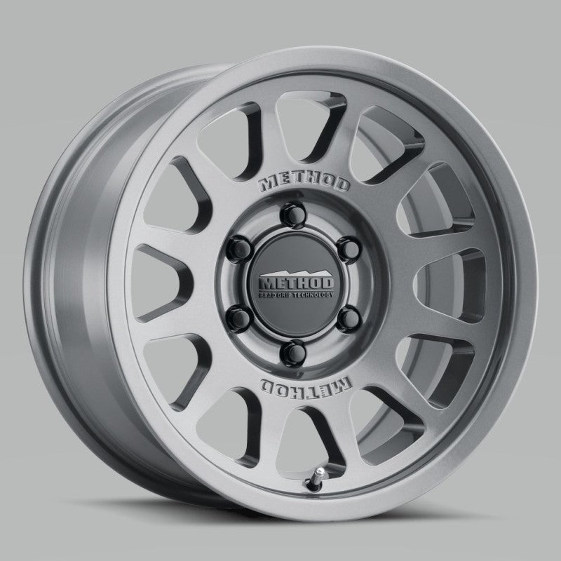 Method MR703 17×8.5 0mm Offset 6×135 87mm CB Gloss Titanium Wheel