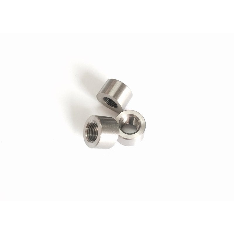Ticon Industries 1/8in NPT Titanium Sensor Bung 1.5in to 5in Tubing – Coped End