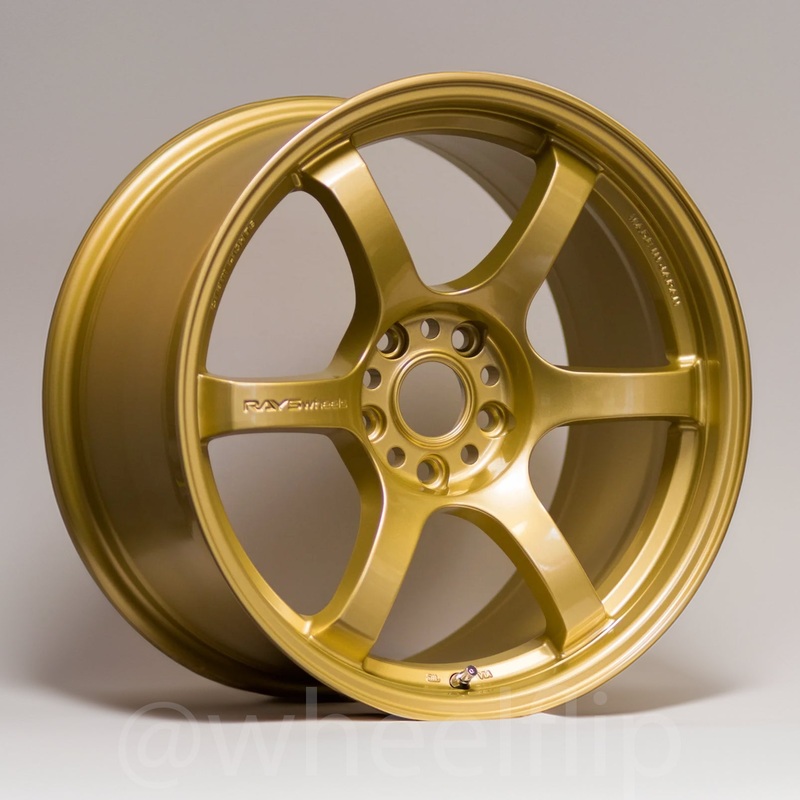 Gram Lights 57DR 18×9.5 +38 5×114.3 Eternal Gold Pearl (SET)
