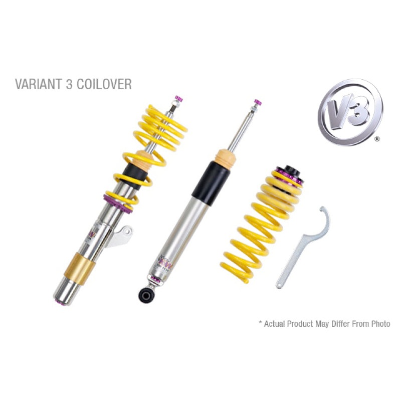 KW Coilover Kit V3 Audi Q5 (8R); all models; all enginesequipped w/ electronic dampening