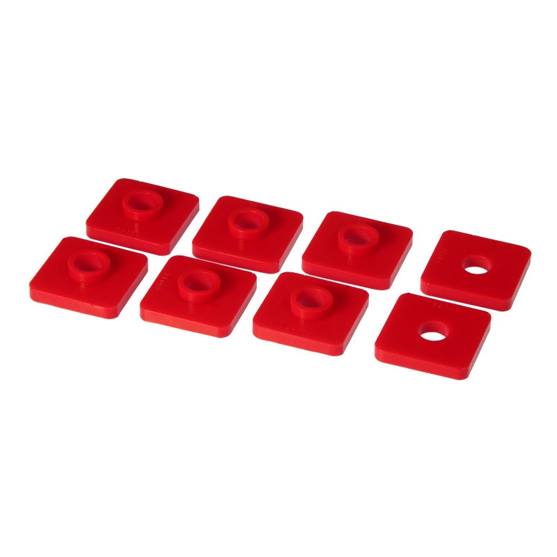 Prothane 74.5-80 MG MGB Front Crossmember Mounts – Red