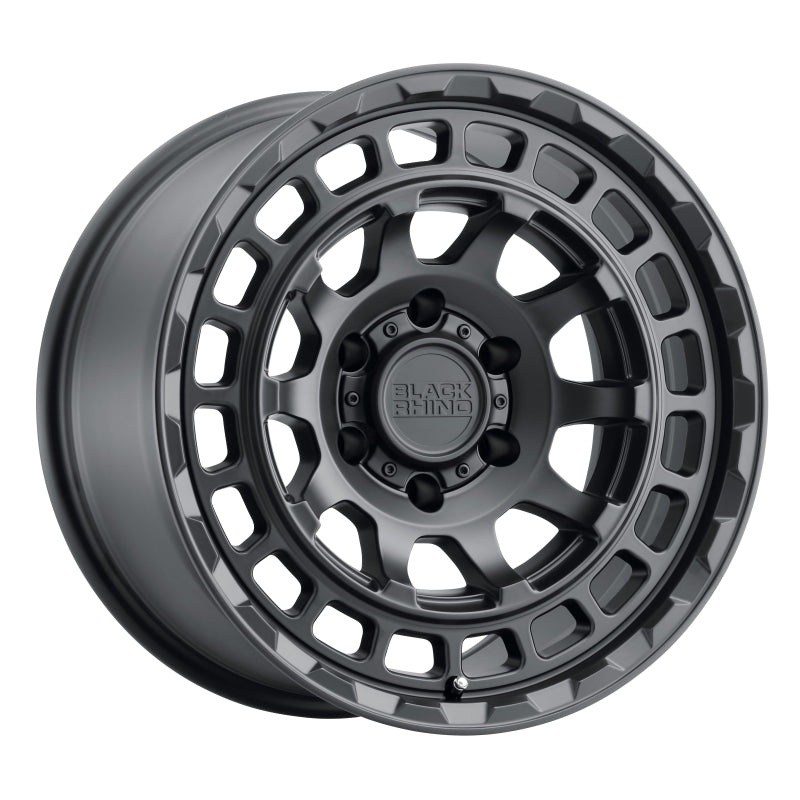 18×9.5 Black Rhino Chamber Matte Black Wheel