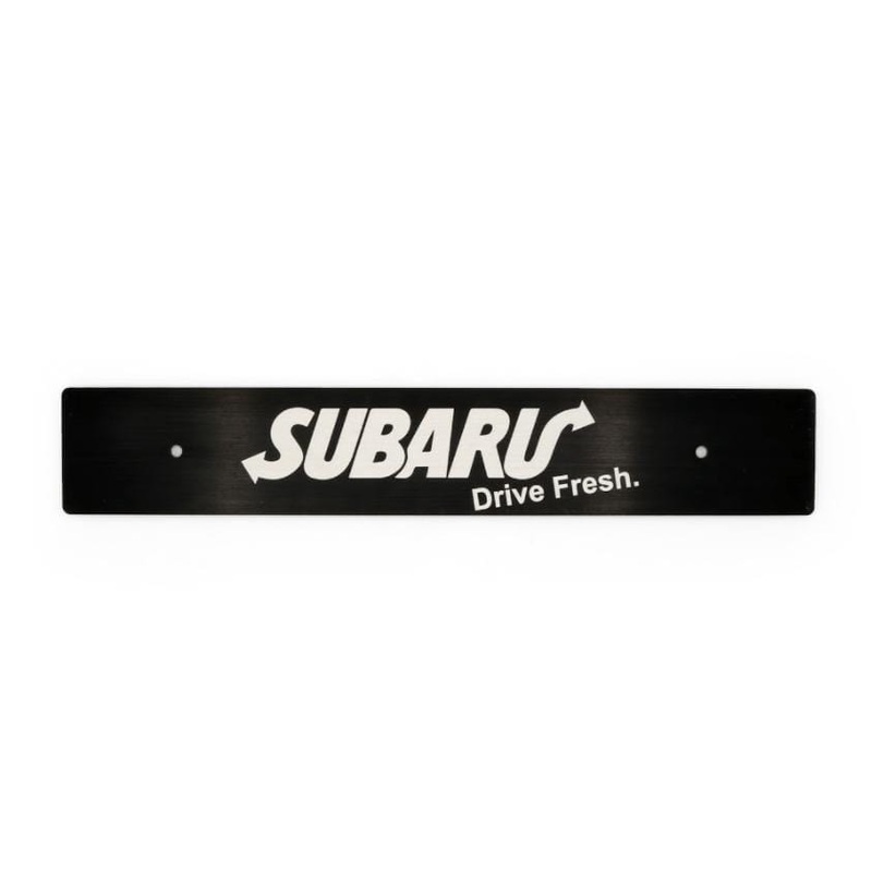 Billetworkz “Subaru Drive Fresh” Plate Delete