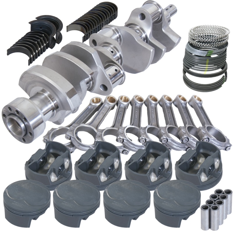 Eagle Chevy LT1 350 1Pc 3.750in Crank 6.000in I-Beam Rod 11cc Dome 4.030in Pistons Rotating Assembly