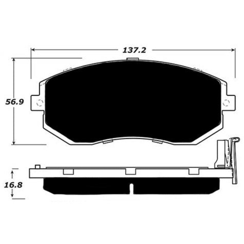 Porterfield Brake Pads for 2018 SUBARU FORESTER 2.5L