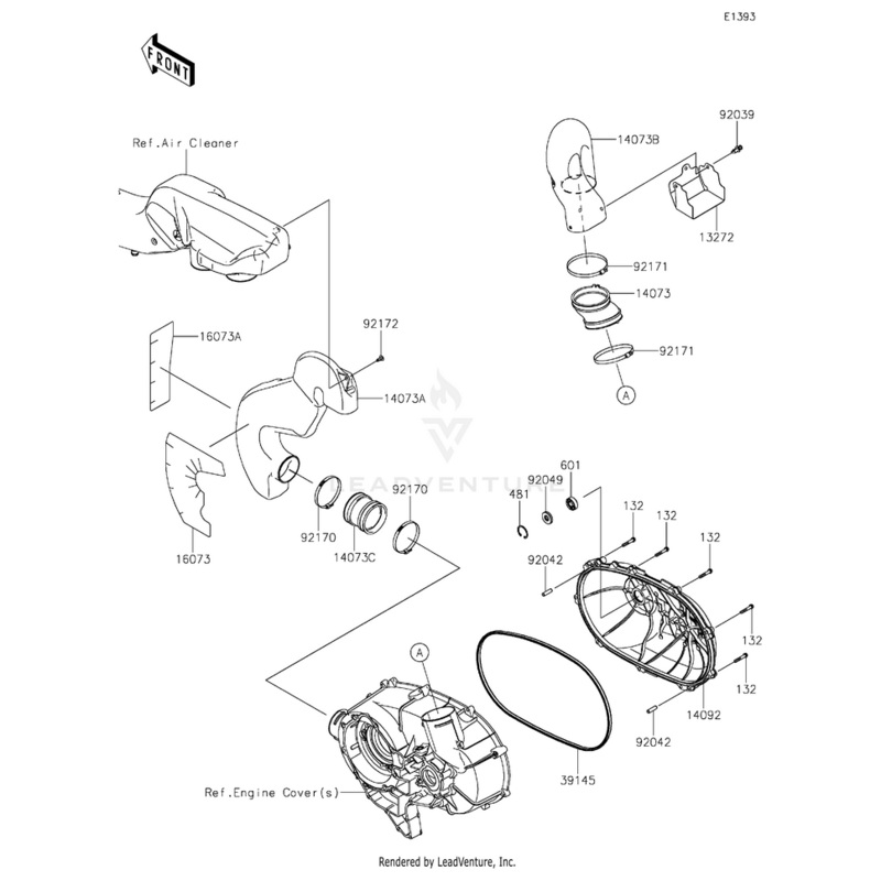 Trim-Seal,Cvt Cover by Kawasaki