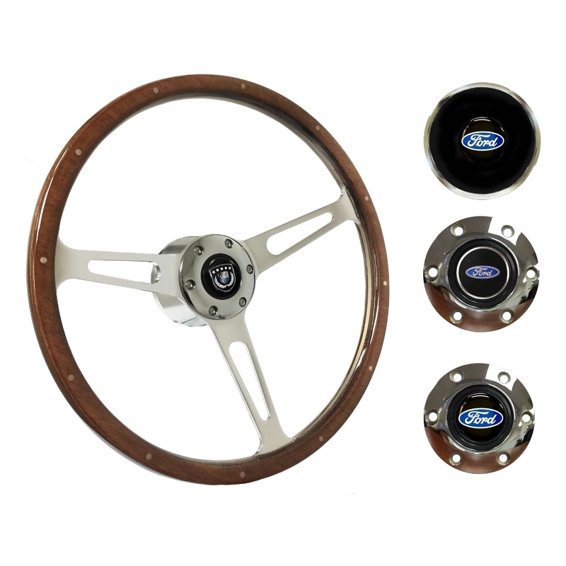 1968-78 Ford Fairlane Steering Wheel Kit | Deluxe Walnut Wood | ST3553