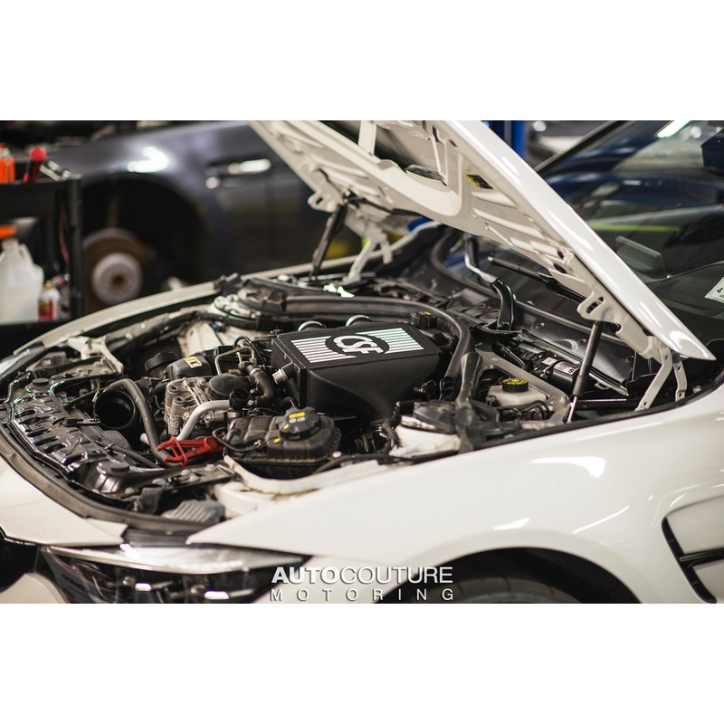 CSF M2 Competition F87N S55 Top Mount Charge-Air-Cooler – Crinkle Black
