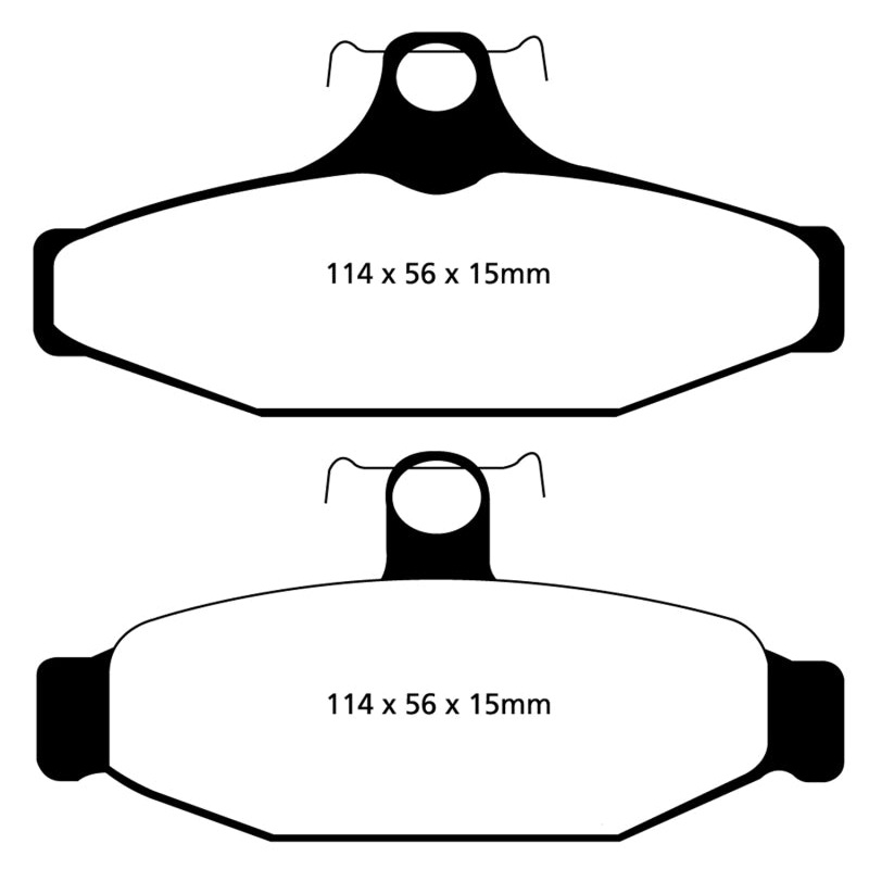 EBC 83-87 Chevrolet Corvette (C4) 5.7 Bluestuff Rear Brake Pads