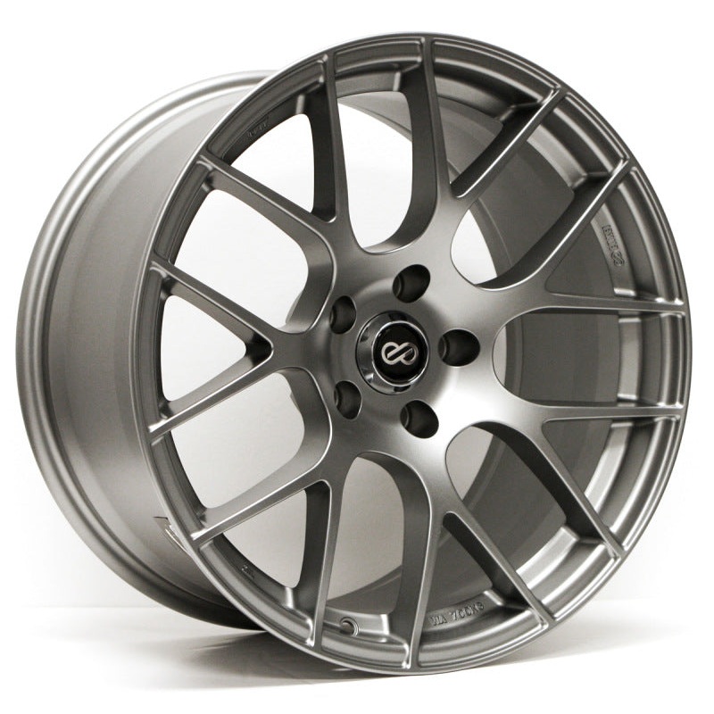 Enkei Raijin 18×9.5 15mm Offset 5×114.3 Bolt Pattern 72.6 Bore Titanium Gray Wheel *Min Qty 60*