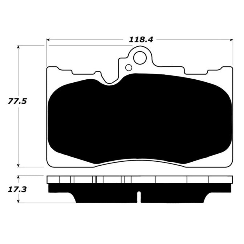 Porterfield Brake Pads for 2017 LEXUS IS 200 Turbo