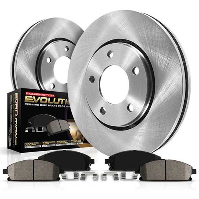 Power Stop Front Autospecialty Brake Kit | 2008, 2010-2015 Mitsubishi Lancer Evolution X (KOE4551)