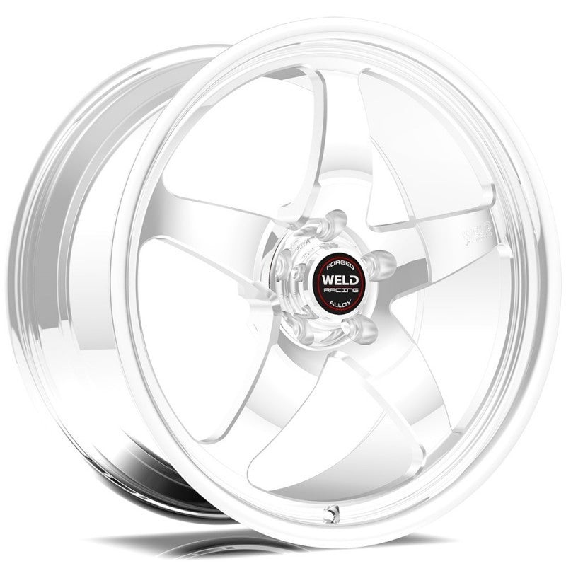 Weld S71 17×10.5 / 5x120mm BP / 7.7in. BS Polished Wheel (High Pad) – Black Single Beadlock