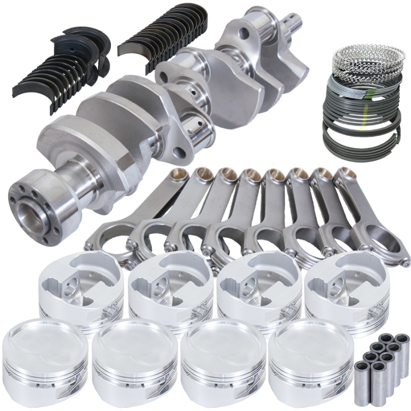 Eagle Chevy 350 1Pc 3.750in Crank 6.000in H-Beam -28cc 4.030in Pistons Rotating Assembly
