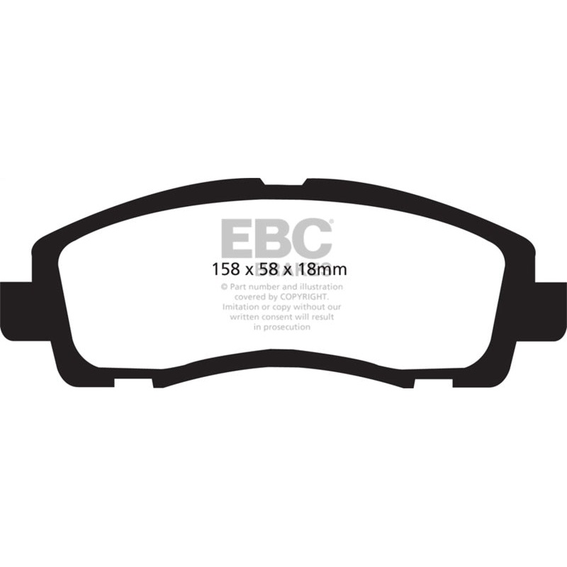 EBC 09-14 Acura TL 3.5 Greenstuff Front Brake Pads