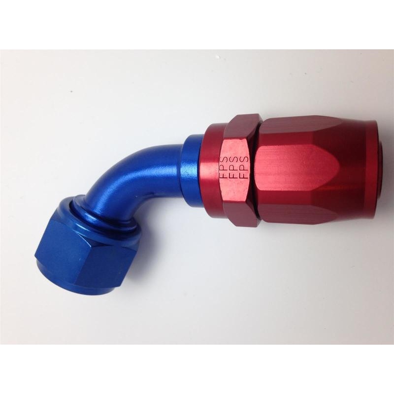 Fragola -16AN x 60 Degree Pro-Flow Hose End – Blue/Red