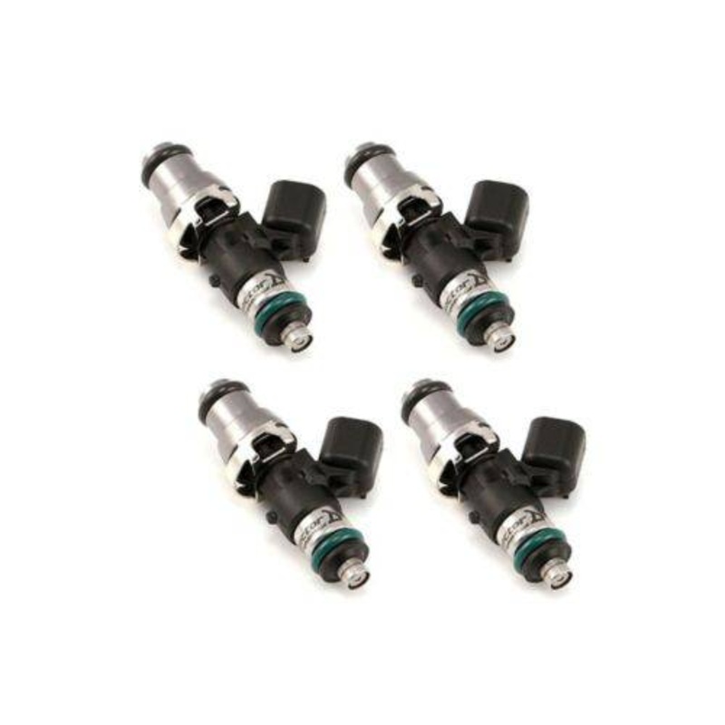 Injector Dynamics ID2000, for 2009-12 Genesis 2.0 Turbo. 14mm (grey) adapter top. R35 lower spacer. Set of 4.