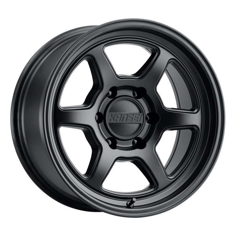Kansei K14MB Roku 17×8.5in / 5×139.7 BP / 0mm Offset / 106.5mm Bore – Matte Black Wheel