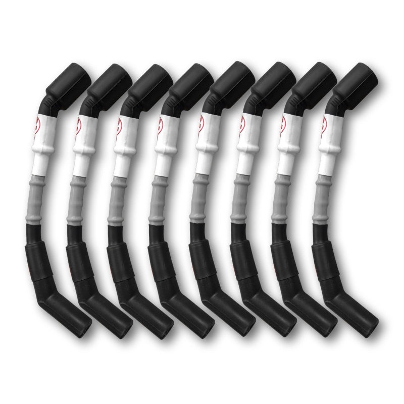 Kooks 10mm Spark Plug Wire – Grey w/Black Boots (Set of 8)