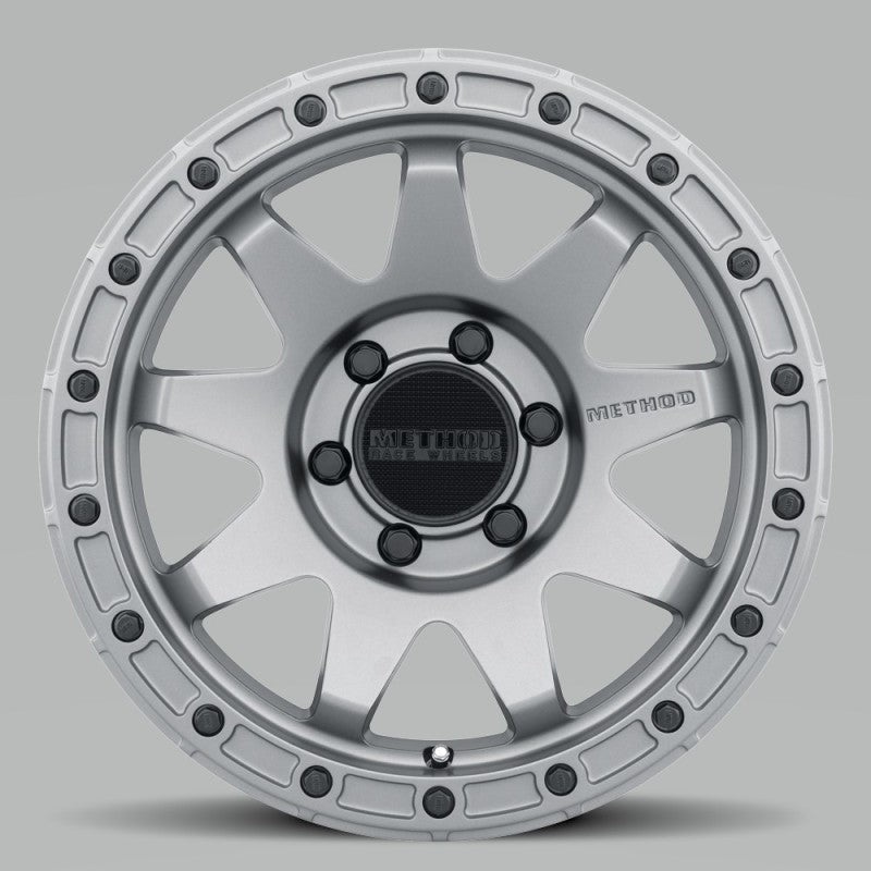 Method MR317 18×9 +3mm Offset 6×5.5 106.25mm CB Matte Titanium Wheel | MR31789060803