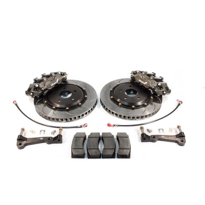 Alcon Chevy Camaro Gen 6 6 Piston 380x36mm/4 Piston 375x28mm Race Kit – Front & Rear – Anodized