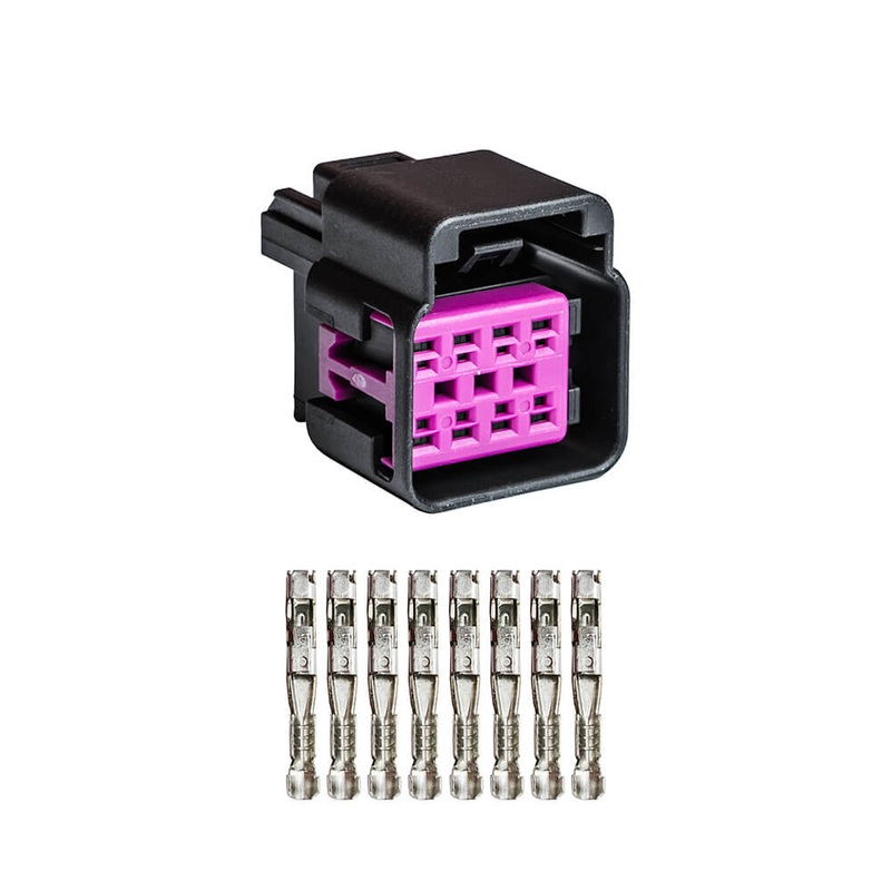 FuelTech USA –  PRO550/600 8-Way Connector Kit (Harness Side)