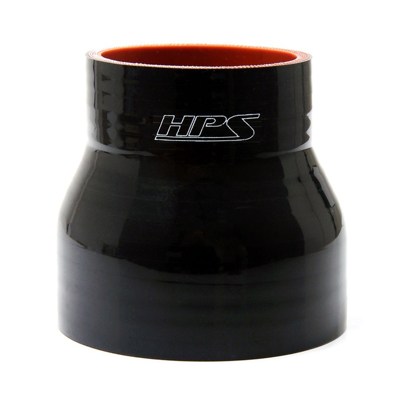 HPS 3-1/4″ – 3-1/2″ 4-ply Reinforced Silicone Straight Coupler Hose | Universal (HTSR-325-350-BLK)