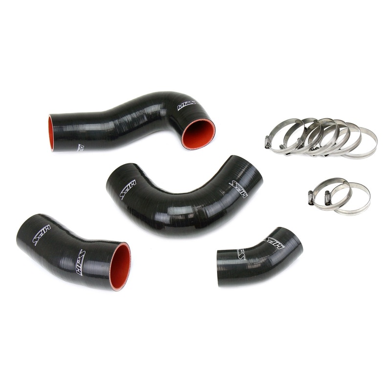 HPS Silicone Intercooler Hose Kit | 2019 – 2020 Volkswagen GTI (57-1949-BLK)