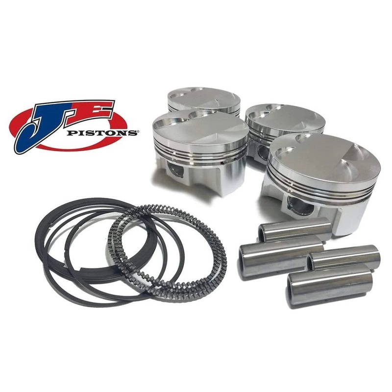 JE Forged Pistons Toyota Celica MR2 Corolla 4AG 4AGE 16V 1.6L 20mm Pin 81.5mm +0.5mm 2.7 cc 11.0:1