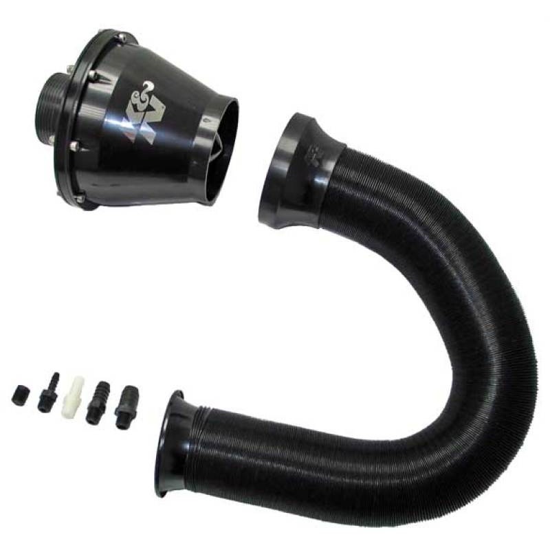 K&N Universal Apollo Black Cold Air Intake – 70mm OD FLG PP