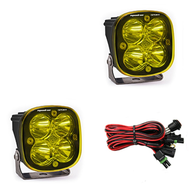 Baja Designs Squadron Sport Work/Scene Pair LED Light Pods – Amber