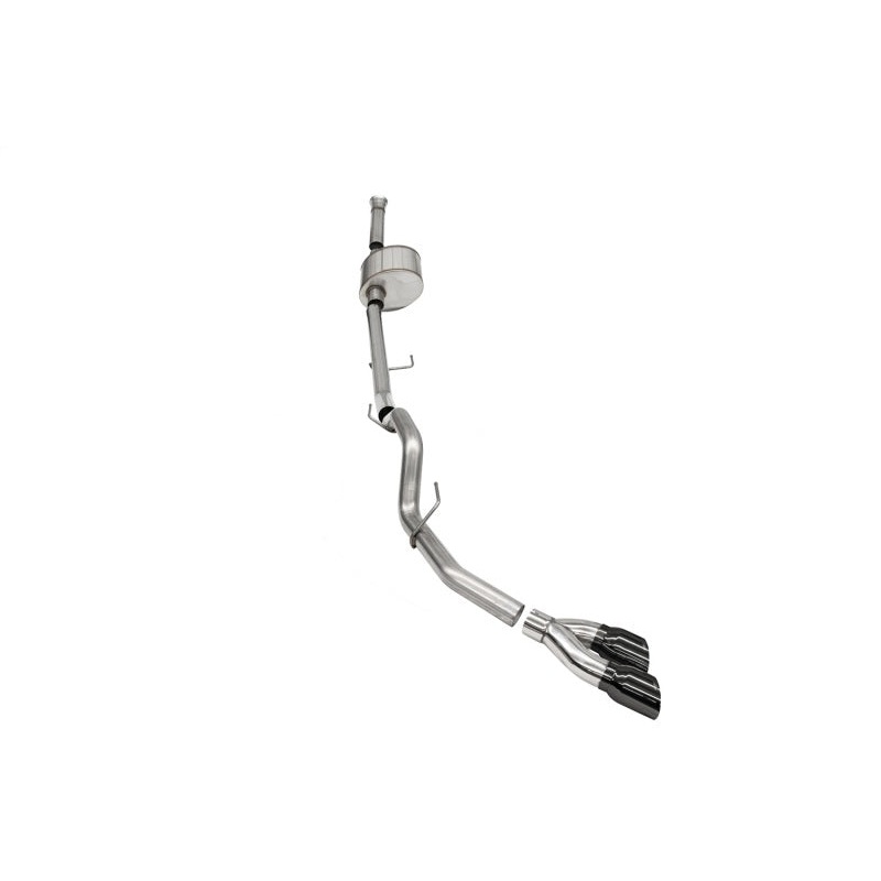 Corsa 2021-2025 Ford F-150 SuperCab/6.5in Bed 5.0L V8 Xtreme Cat-Back Single Side Exit-BlackPVD