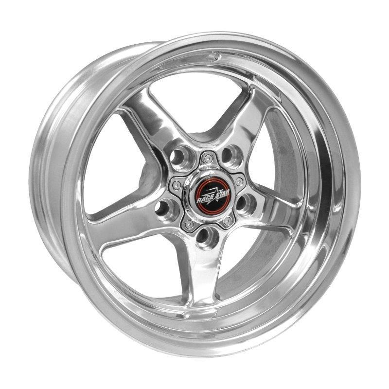Race Star 92 Drag Star 15×8.00 5×4.75bc 4.50bs Direct Drill Polished Wheel