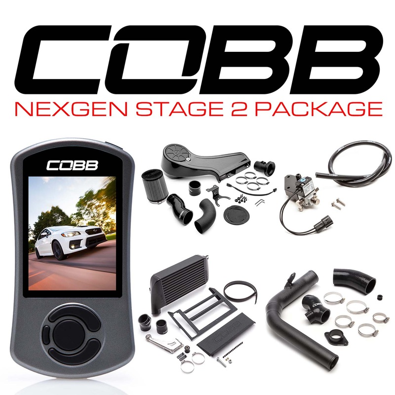 Cobb 15-21 WRX NexGen Stage 2 Redline Carbon Fiber Power Package – Black | SUB004NG2W-BK-RED