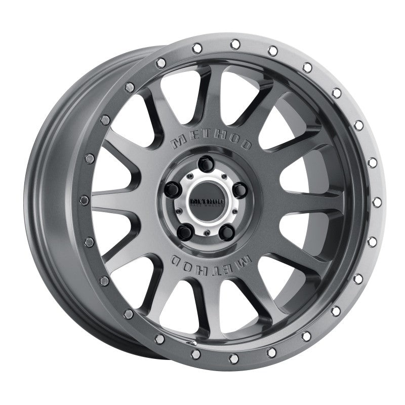 Method MR605 NV 20×10 -24mm Offset 5×5 71.5mm CB Gloss Titanium Wheel