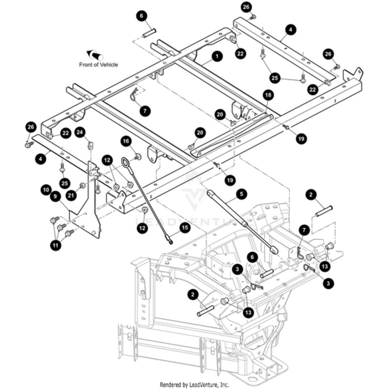 Tailgate Bracket Right Black-Weld by Arctic Cat