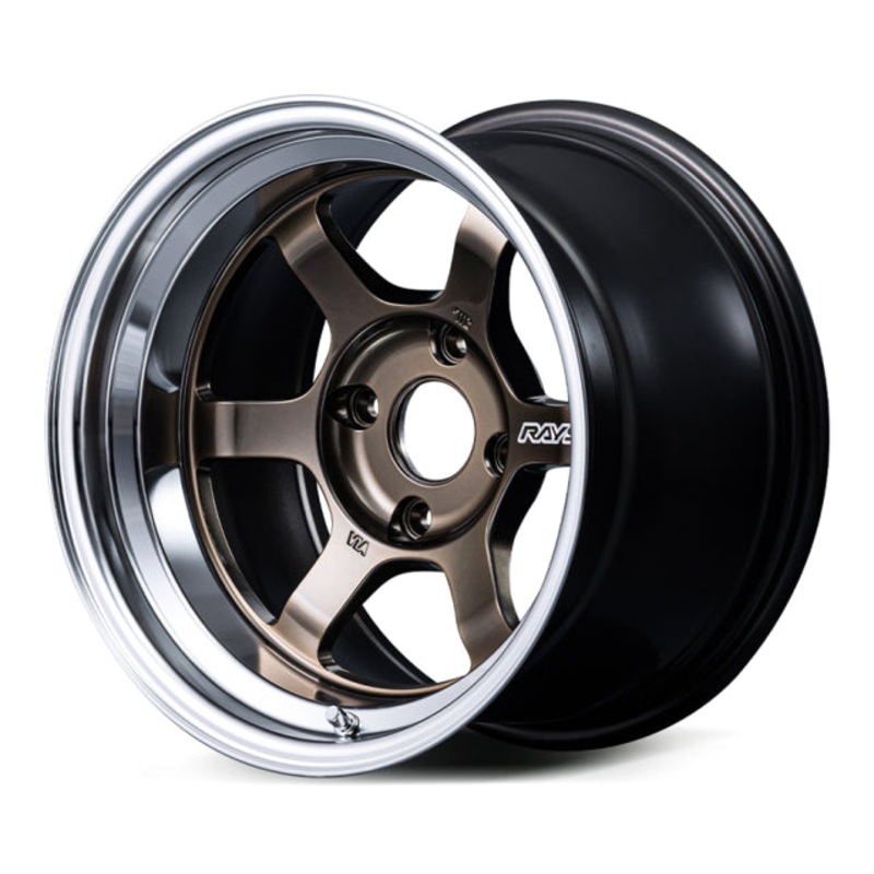 Volk Racing TE37V spec-SR Wheel  – 15×9.0 -15 | 4×114.3 |Shining Bronze Metal w/ FDMC Rim