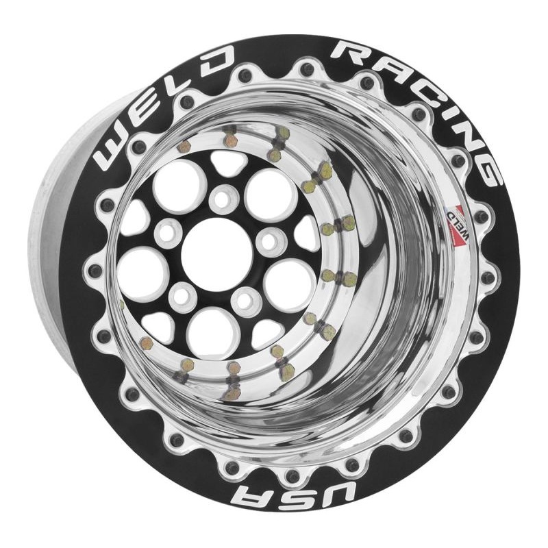 Weld Magnum 2.0 15×10 / 5×4.50 BP / 6in BS Black Wheel – Black Knurled
