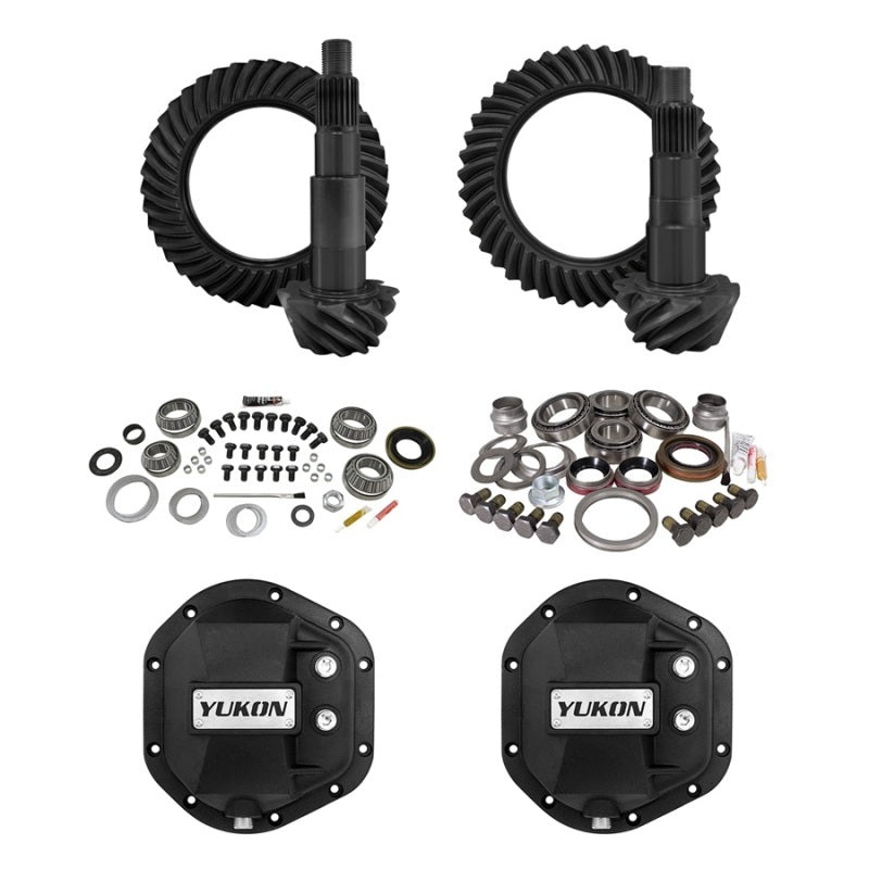 Yukon 07-18 Jeep Wrangler STG 2 Re-Gear Kit w/Cover for Dana 44 5.13 Ratio 24 Spline – Front & Rear
