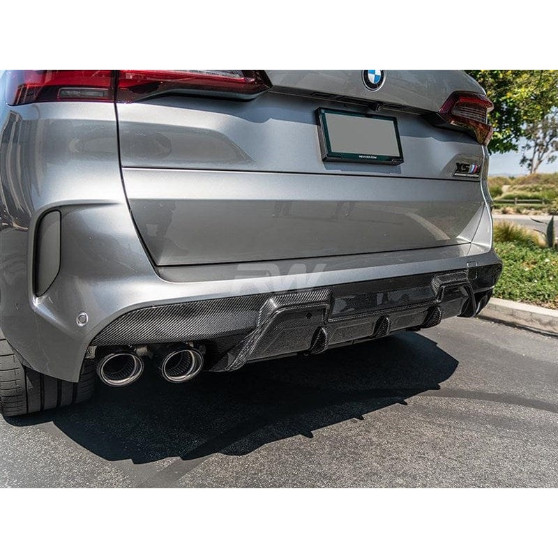 RW Carbon RWS Carbon Fiber Diffuser – BMW / F95 / X5M / F96 / X6M