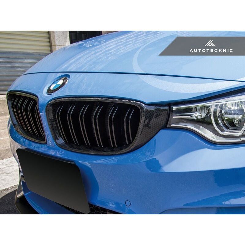 AutoTecknic Dual-Slats Carbon Fiber Front Grille Set – F32/ F36 4-Series | F80 M3 | F82 M4