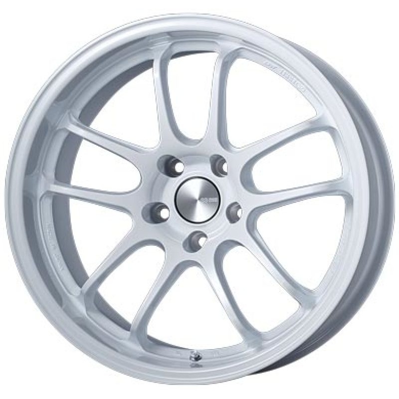 Enkei PF01EVO 18×10.5 22mm Offset 5×120 72.5mm Bore Pearl White Wheel Special Order / No Cancel