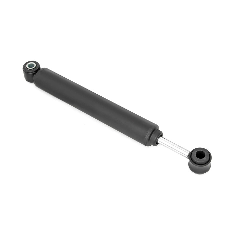 Rough Country OE Replacement Black Steering Stabilizer | RC11318 | 2007 – 2018 Jeep Wrangler JK JKU