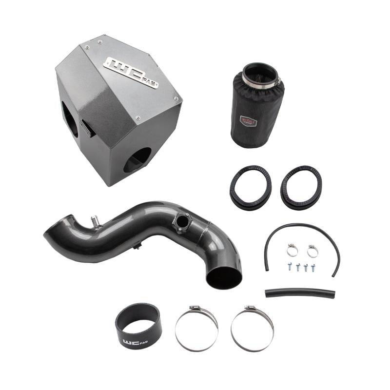 Wehrli 13-18 Cummins 6.7L Intake Kit 4in – Fine Texture Black