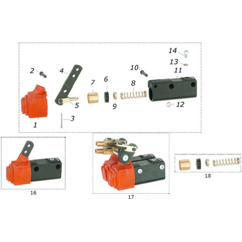 2. SBN.00200 CRG Master Cylinder Pin VEN99