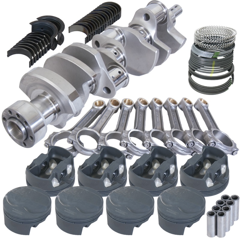 Eagle Chevy LT1 350 1Pc 3.750in Crank 6.000in I-Beam Rods 6cc Dome 4.030in Pistons Rotating Assembly