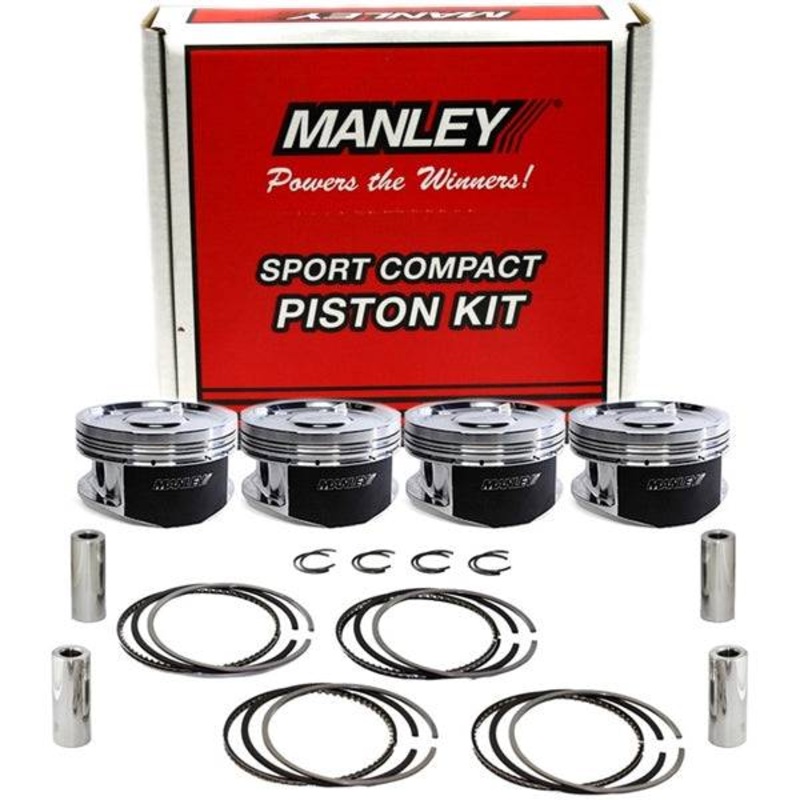 Manley PLATINUM SERIES Turbo Tuff Forged Pistons Subaru WRX EJ255 75mm De-Stroke Crank 99.5mm -6 cc 9.8:1