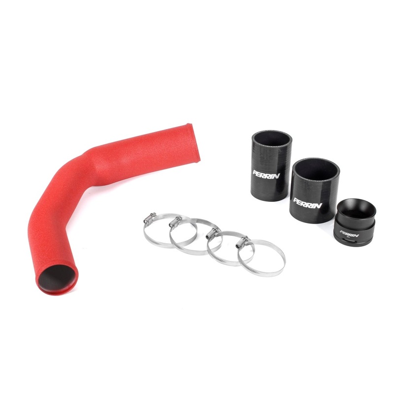 Perrin [22-25 WRX] Charge Pipe – Red | PSP-ITR-201RD